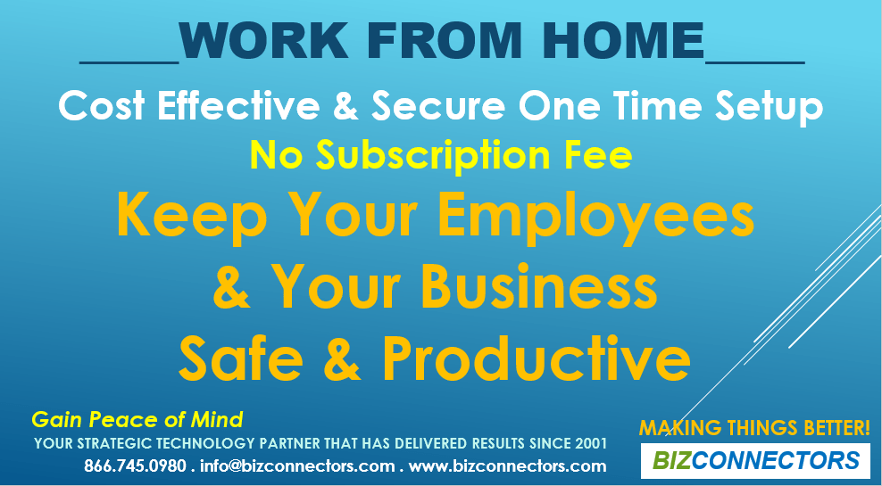 Remote Access Solution & Work From Home Solution