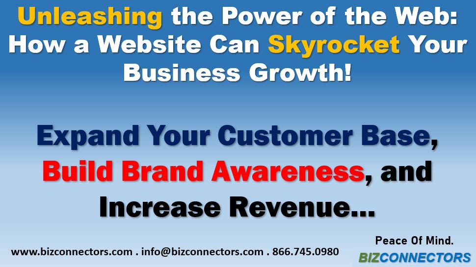 Unleashing the Power of the Web: How a Website Can Skyrocket Your Business Growth