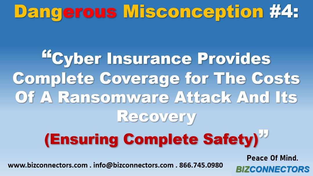 Cyber Insurance: Debunking the Myth of Full Protection Against Ransomware Attacks - Misconception# 4